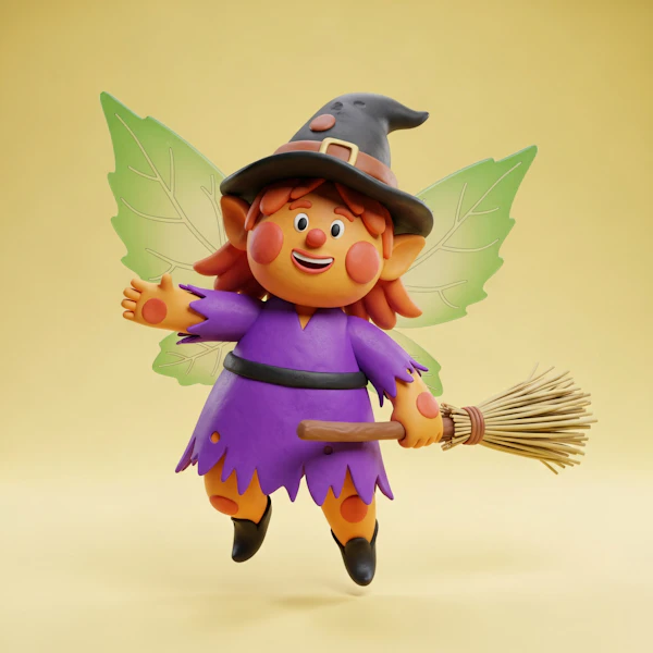 Fairy Witch Claymation