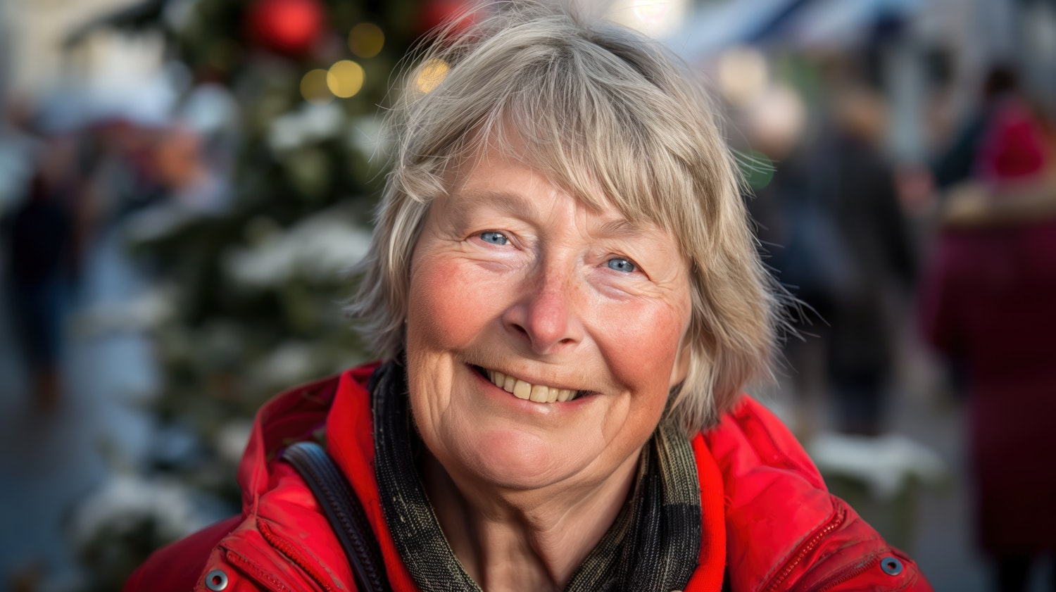 Warm Smile in Festive Setting