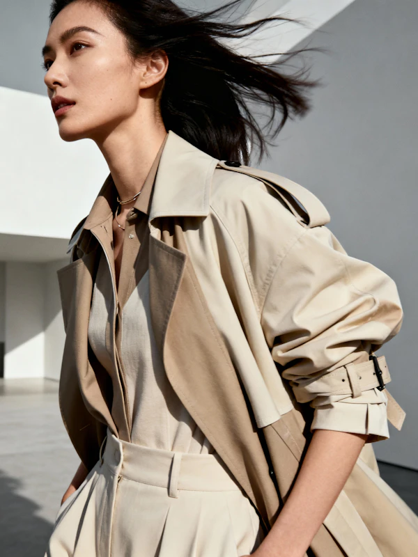 Elegant Woman in Motion