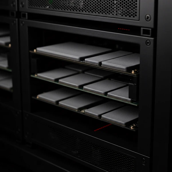 Server Rack Close-Up