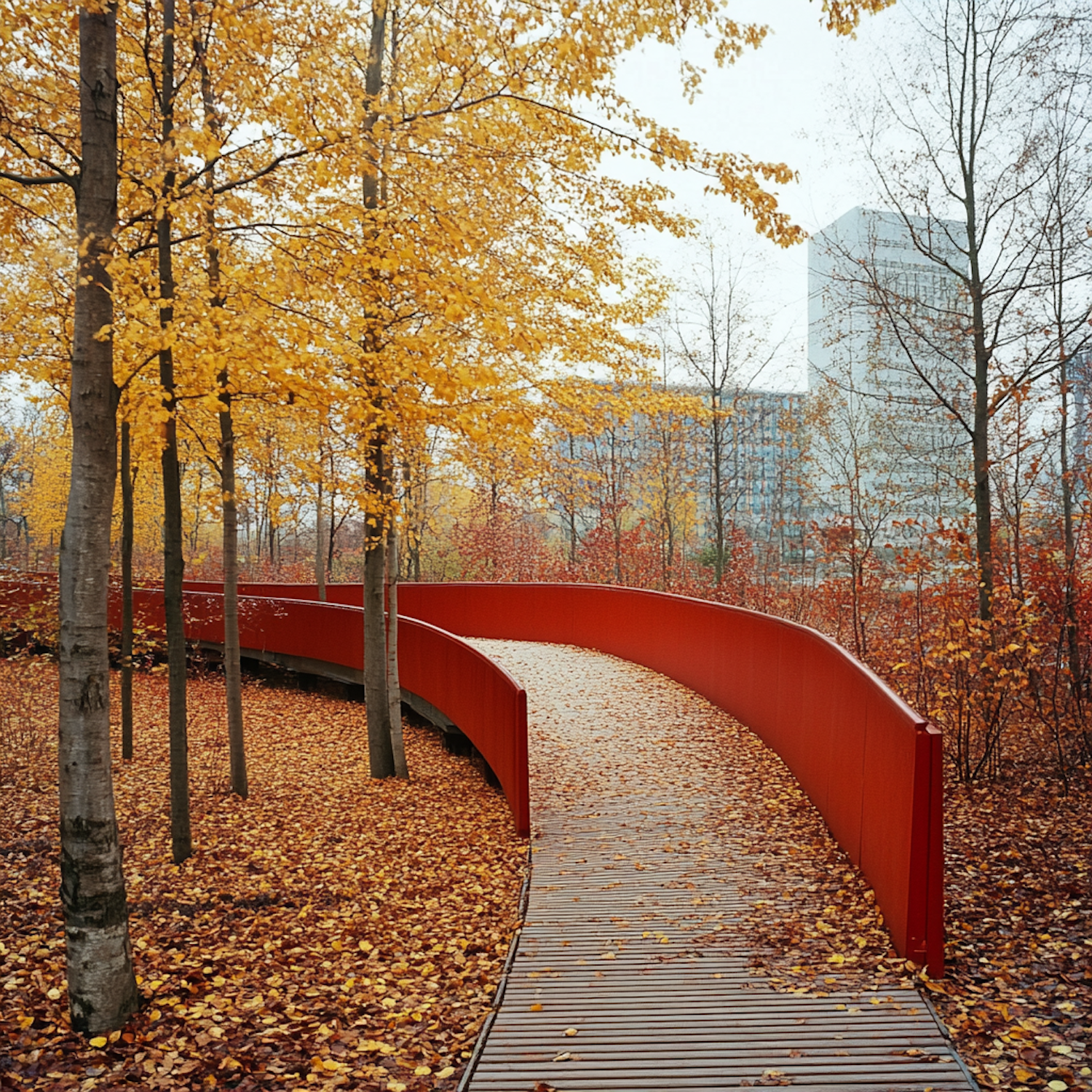 Serene Autumn Pathway