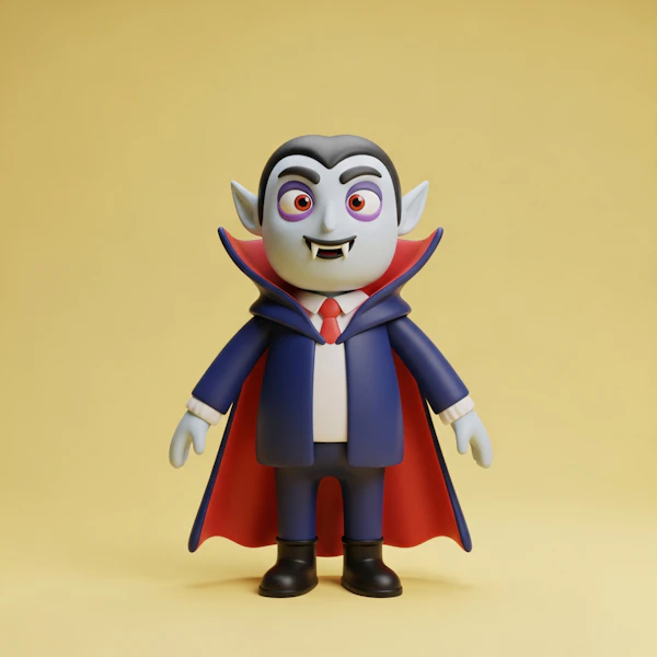 Cartoon Vampire Character