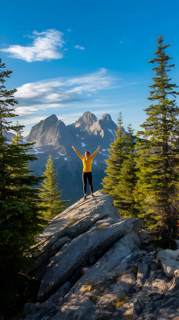 Triumphant Forest Pose