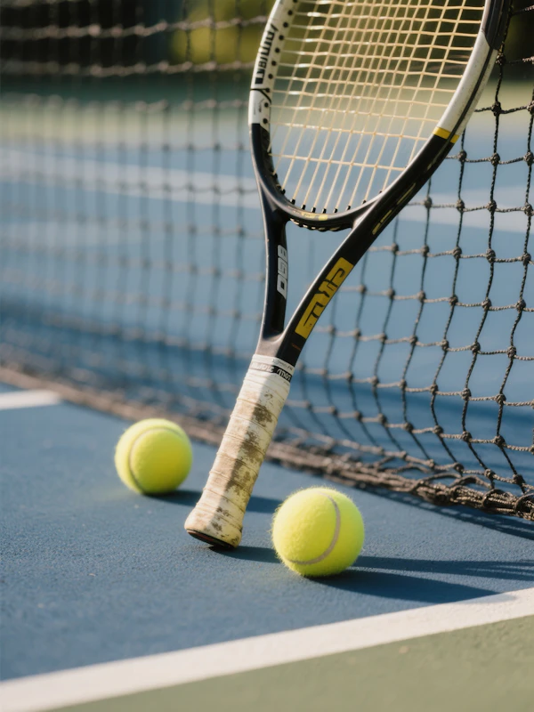 Tennis Racket and Balls
