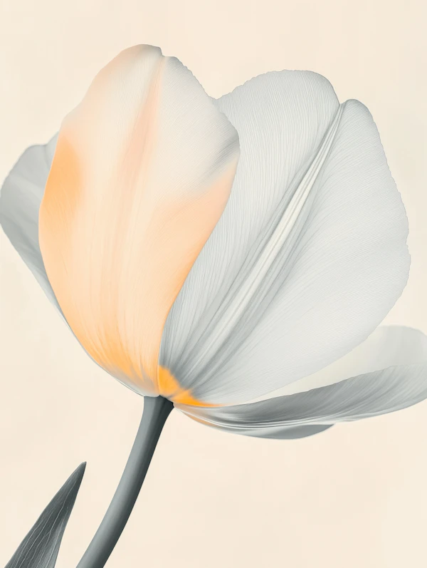 Artistic Tulip Close-Up