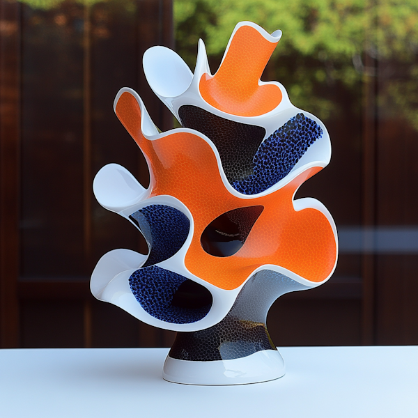 Abstract Sculpture with Dynamic Form