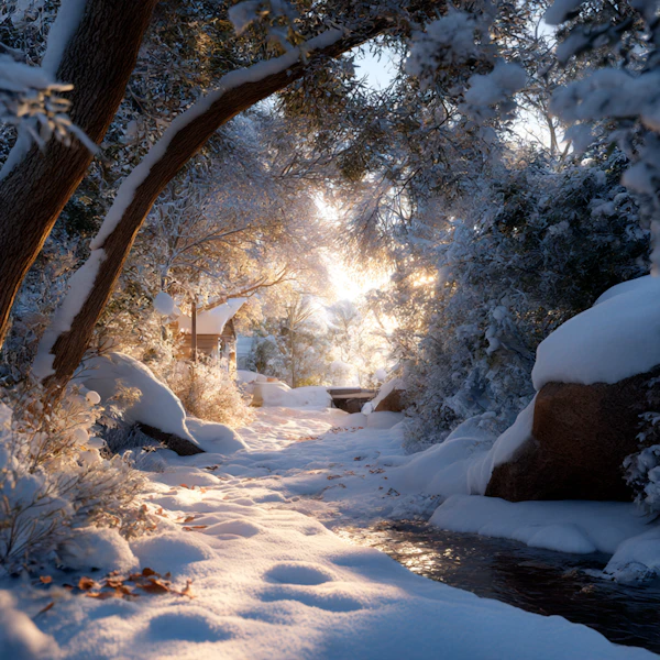 Winter Forest Serenity