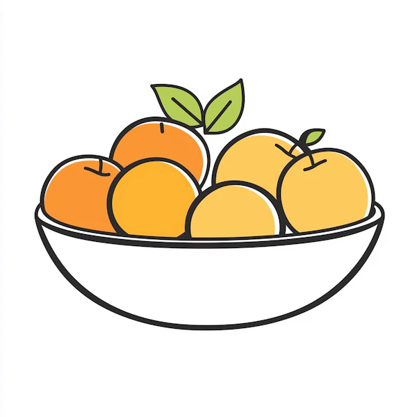 Bowl of Vibrant Fruits