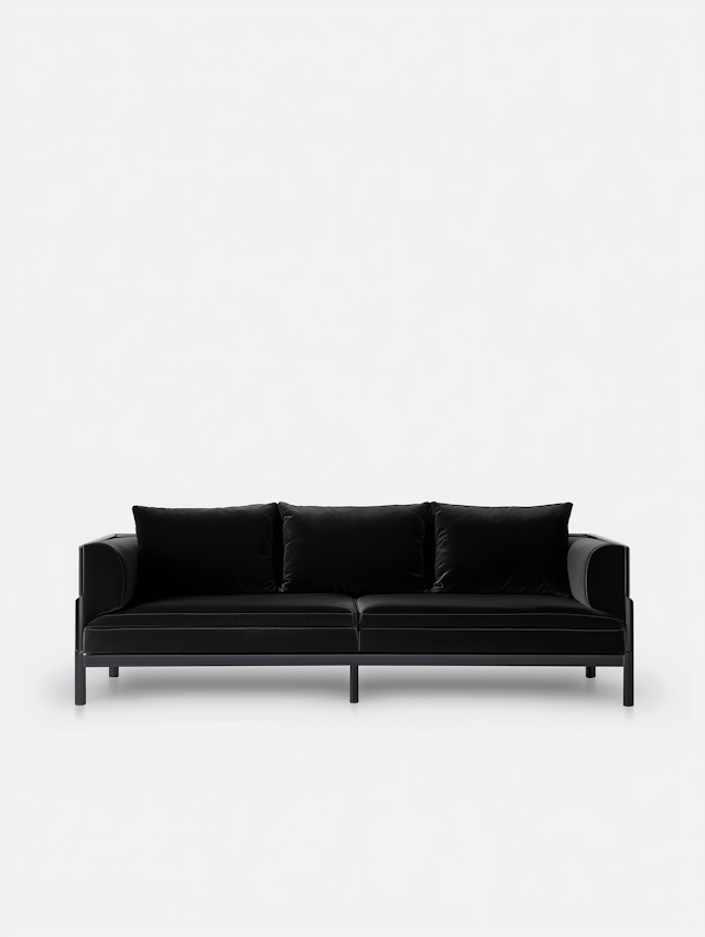 Modern Black Sofa