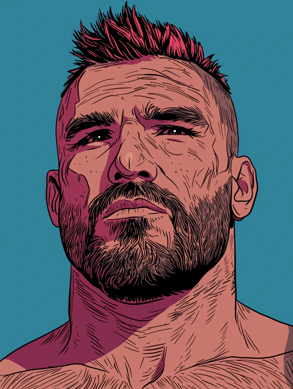 Rugged Man Illustration