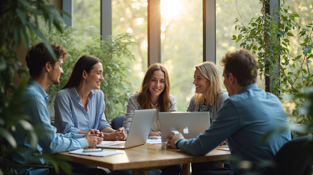 Collaborative Office Meeting