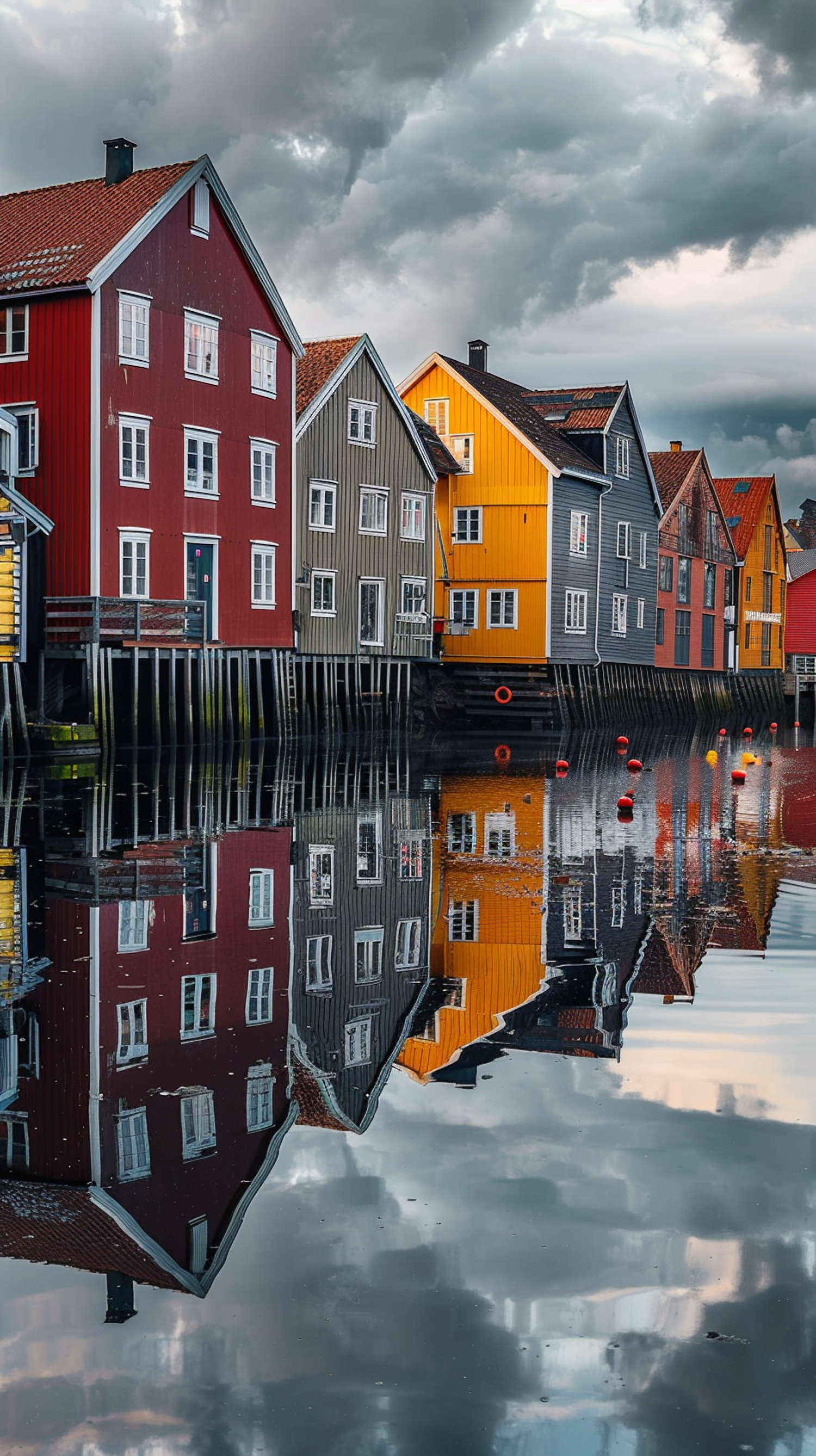 Serene Scandinavian Waterfront