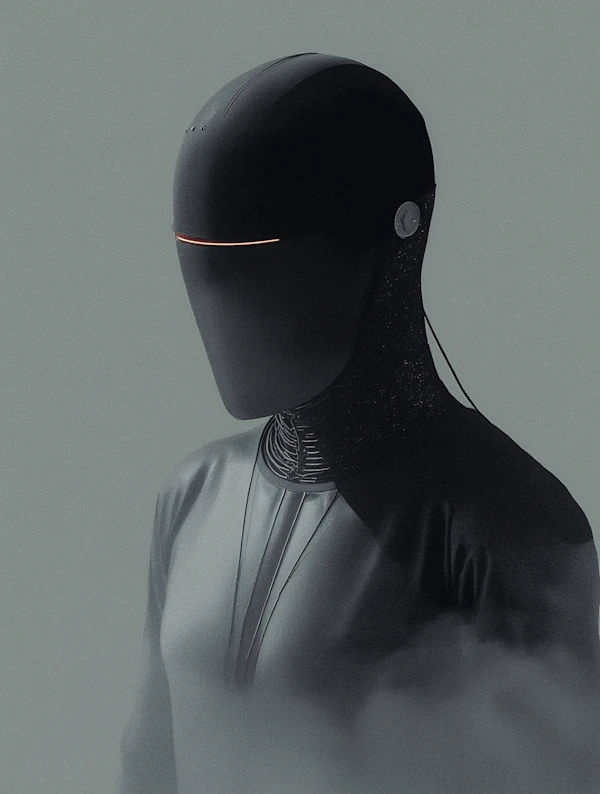 Futuristic Humanoid Robot