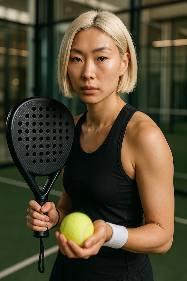 Focused Paddle Player
