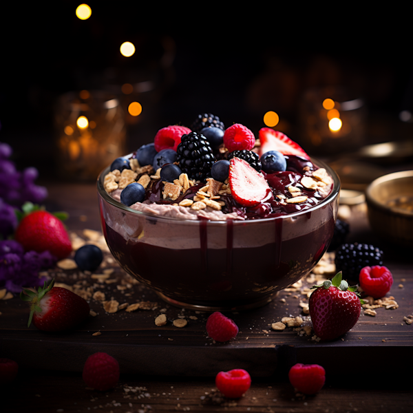 Chocolate Berry Bliss with Crunchy Granola