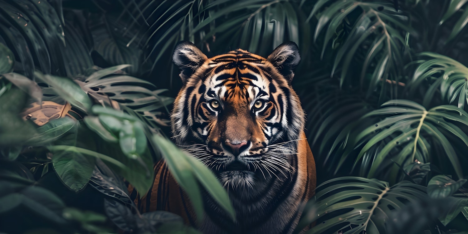 Majestic Tiger in Jungle