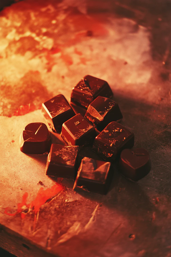 Artisanal Dark Chocolate Display
