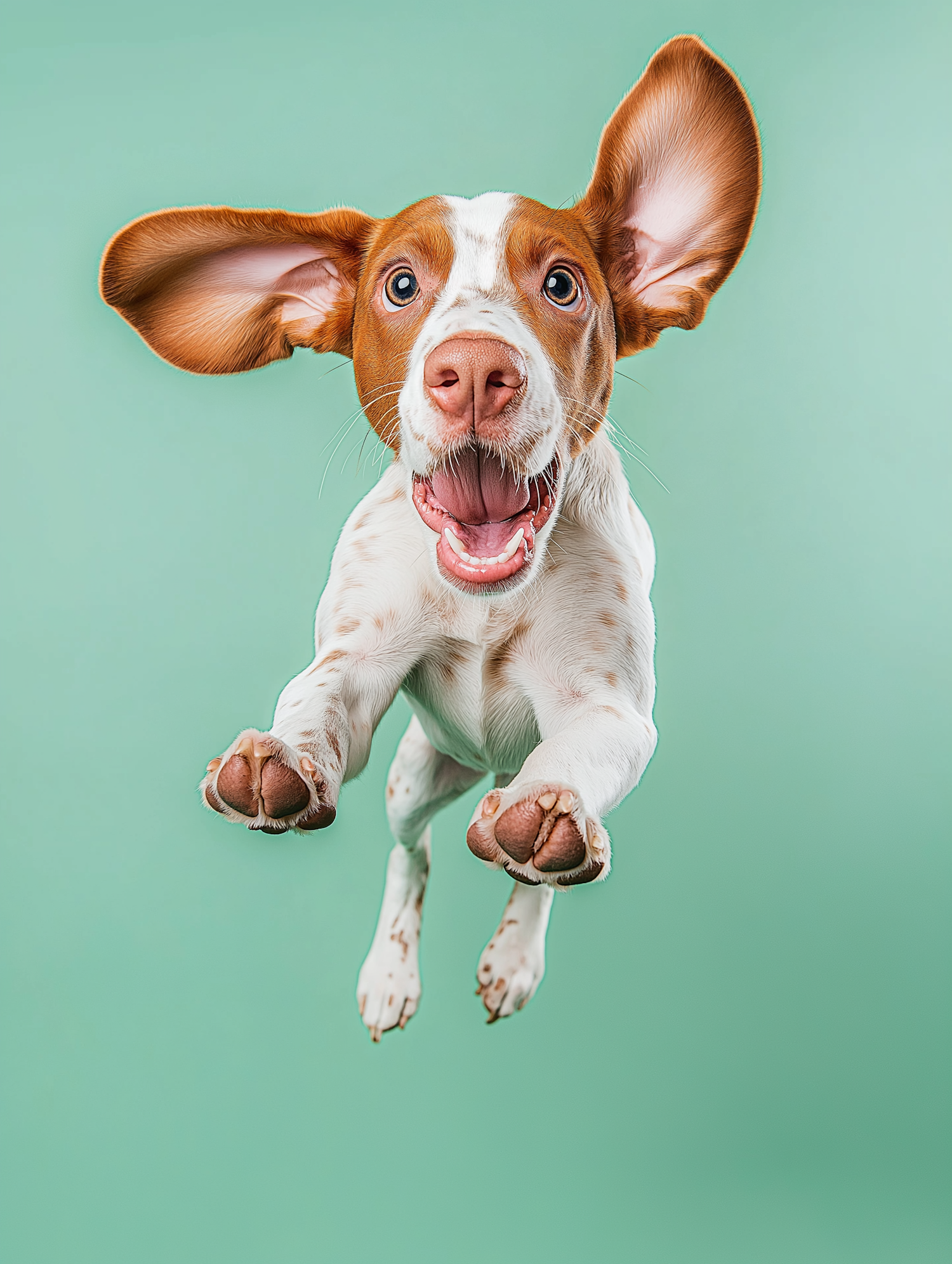 Joyful Jumping Dog