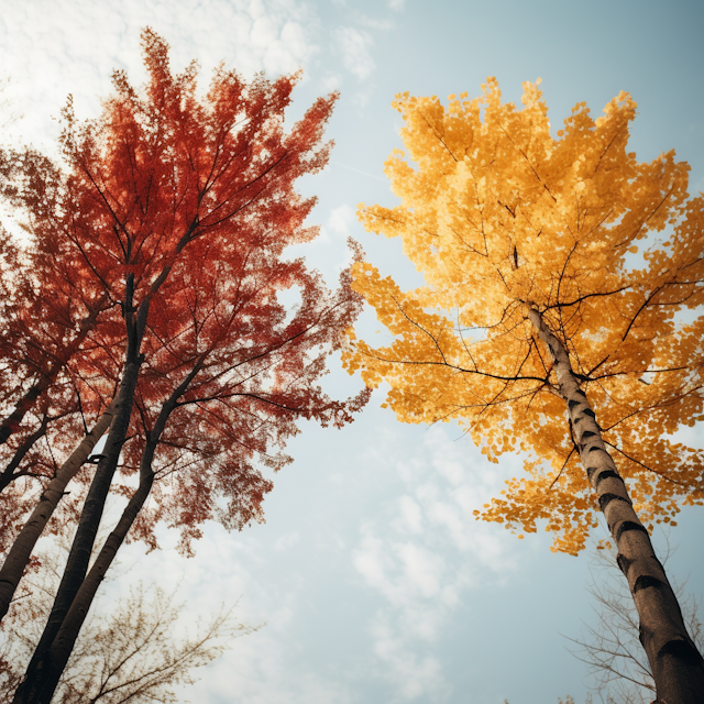 Autumnal Canopy Contrast