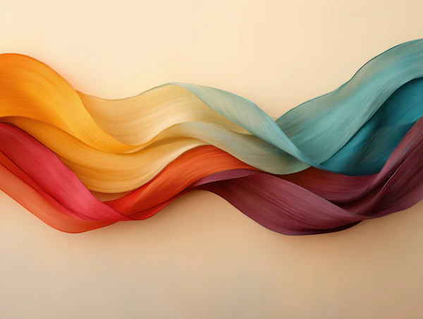 Colorful Fabric Ribbons