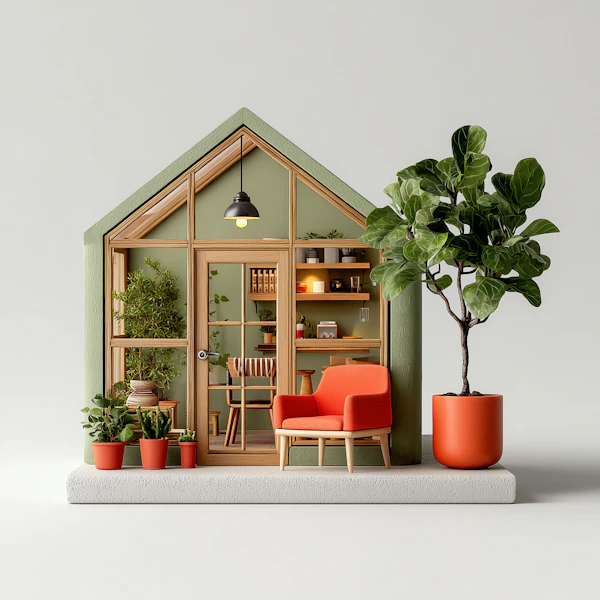 Cozy Greenhouse Model