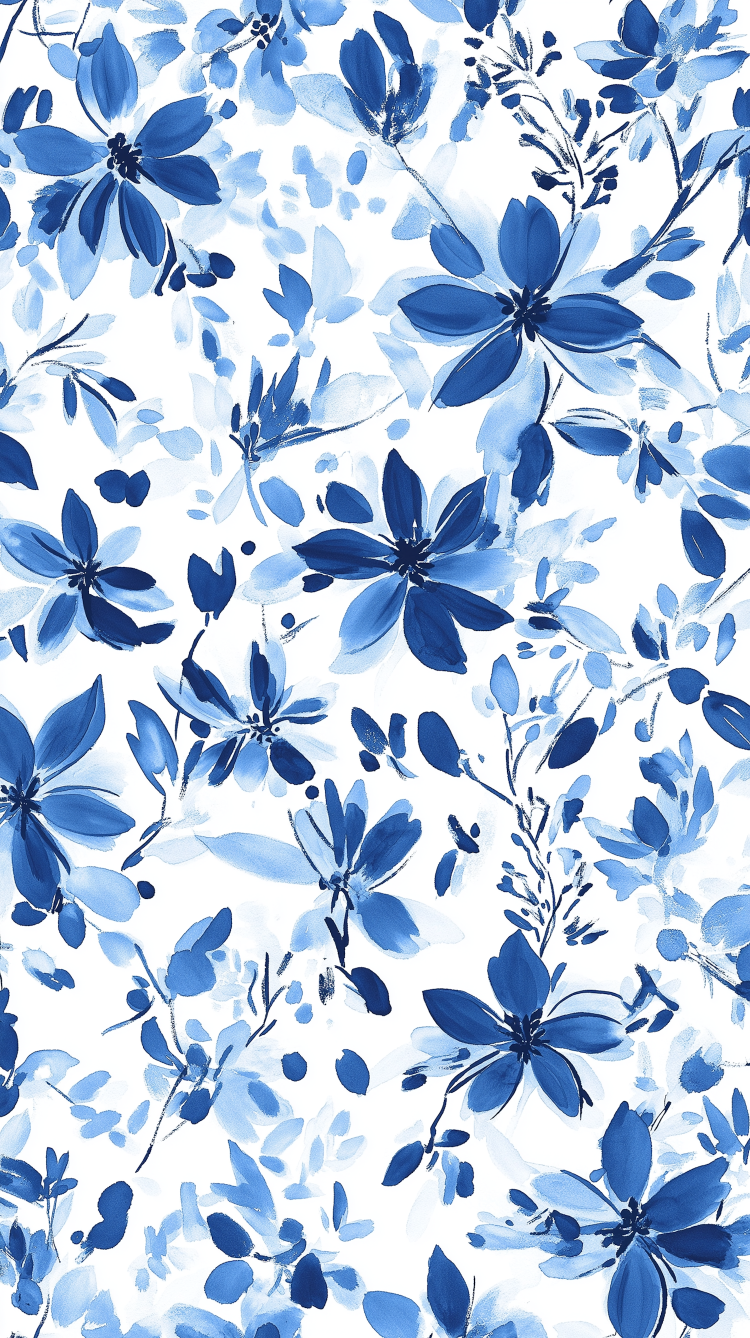 Blue Floral Pattern