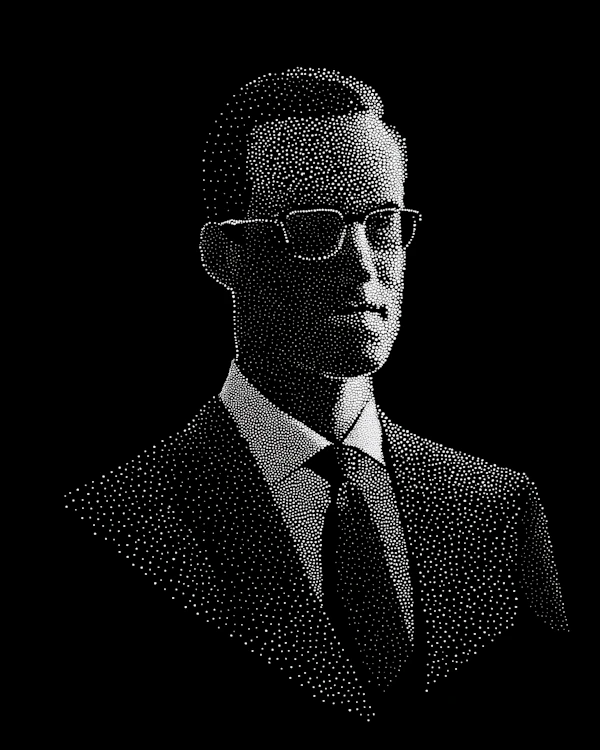 Dot Matrix Portrait
