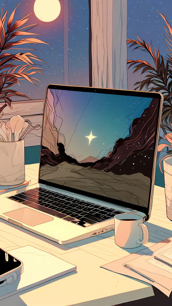 Serene Workspace Setup