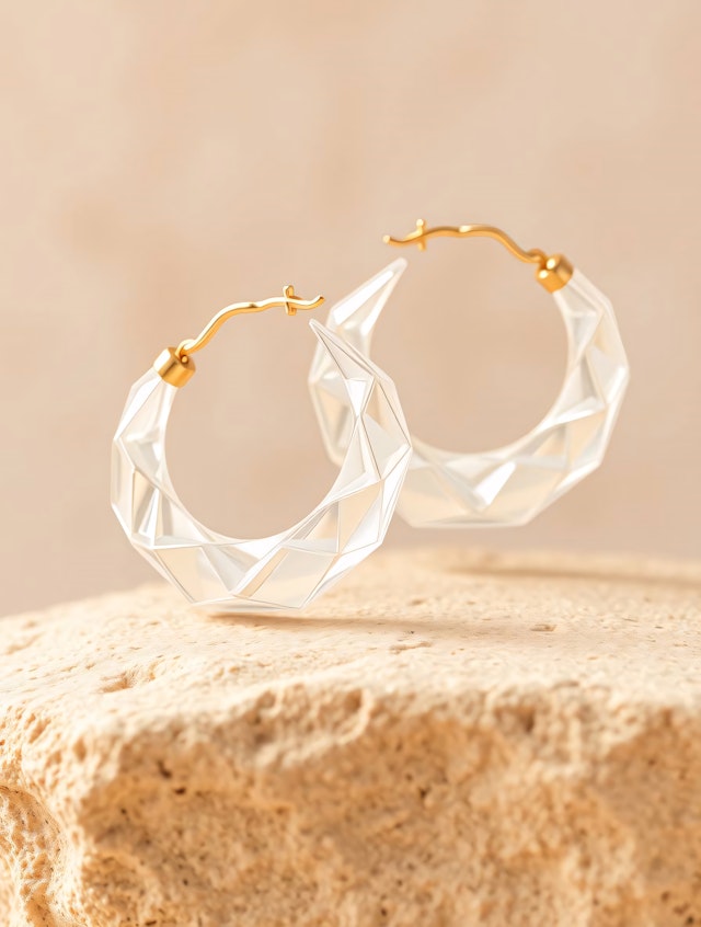 Geometric Hoop Earrings