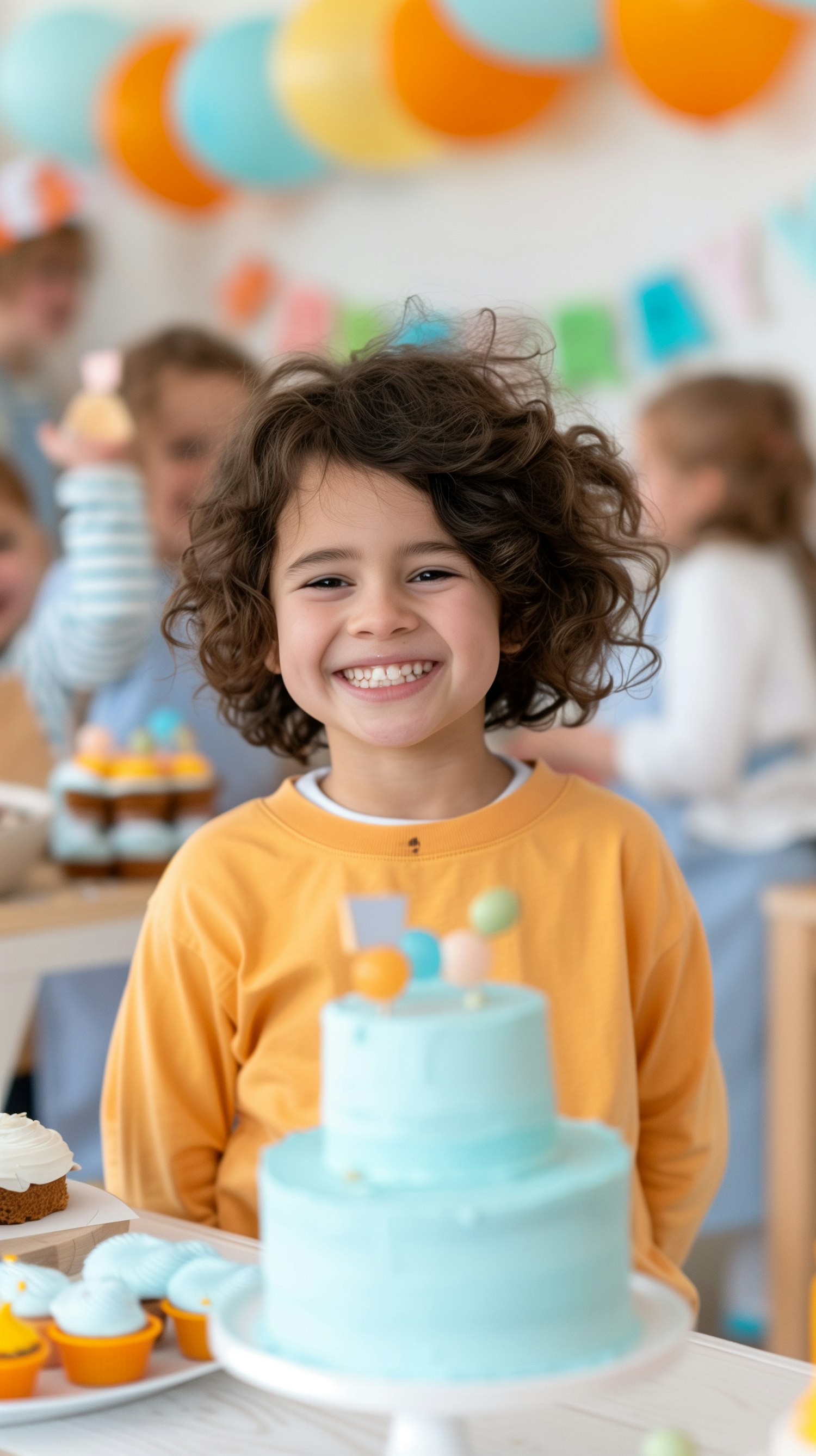 Joyful Child at Birthday Party