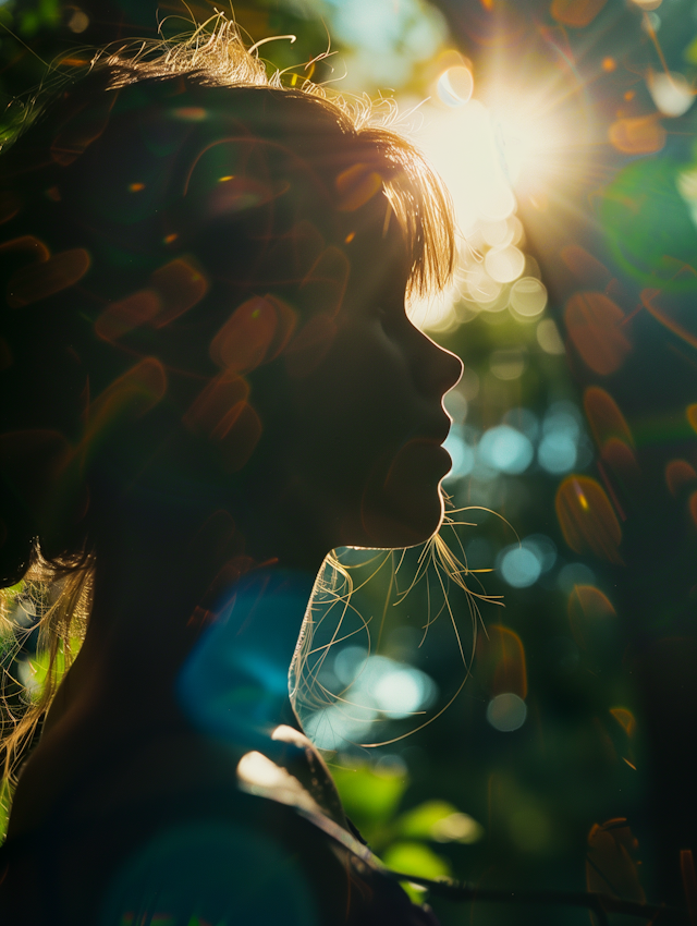 Serene Profile in Natural Light