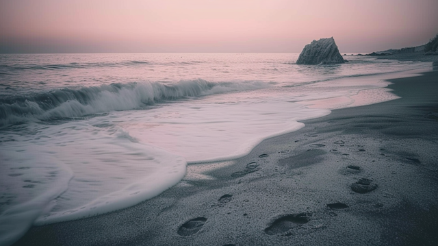 Serene Beach Sunset