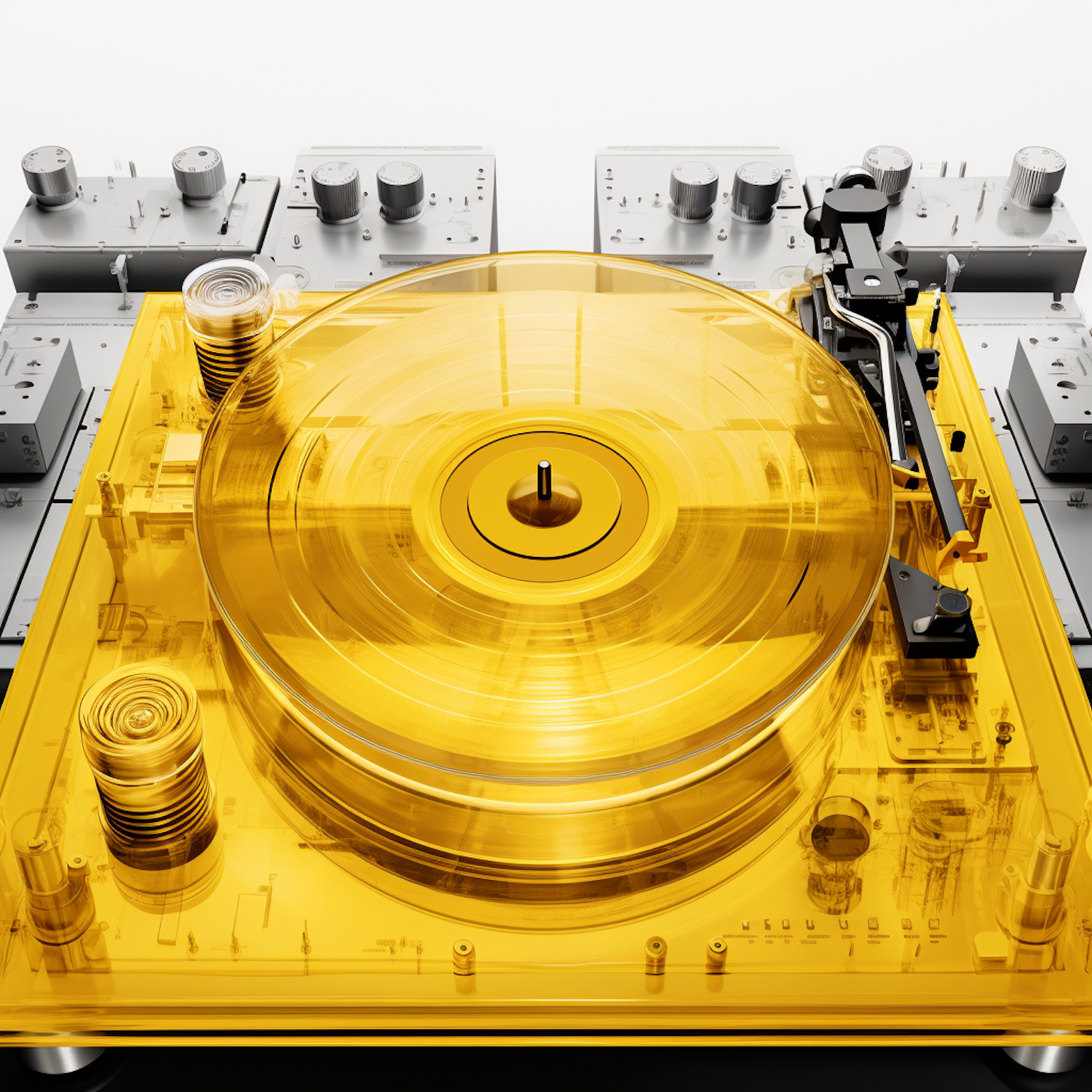 YellowVision Transparent Turntable