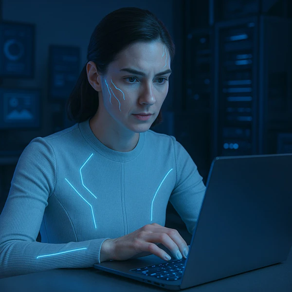 Cybernetic Woman Working