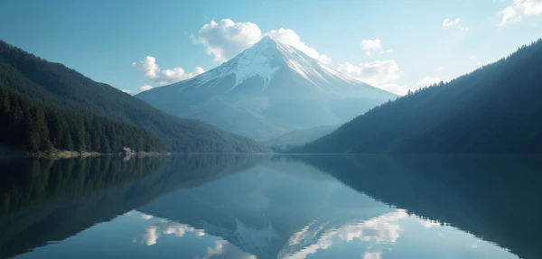 Tranquil Mountain Reflection