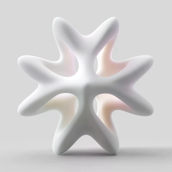 Abstract Star Sculpture