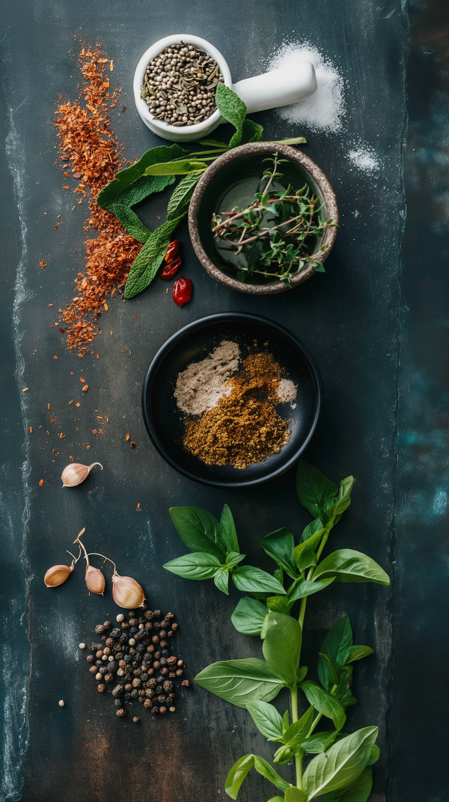 Assortment of Herbs and Spices