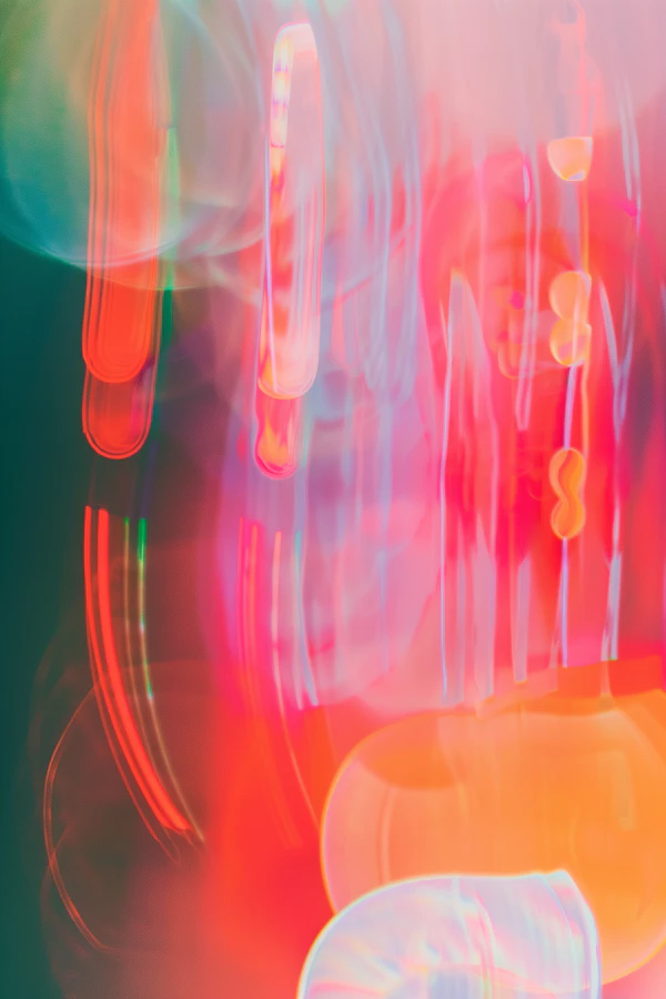 Vibrant Neon Abstract