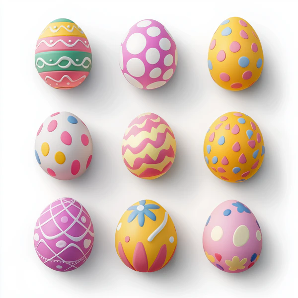 Colorful Easter Eggs