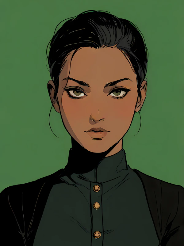 Stylized Woman Illustration