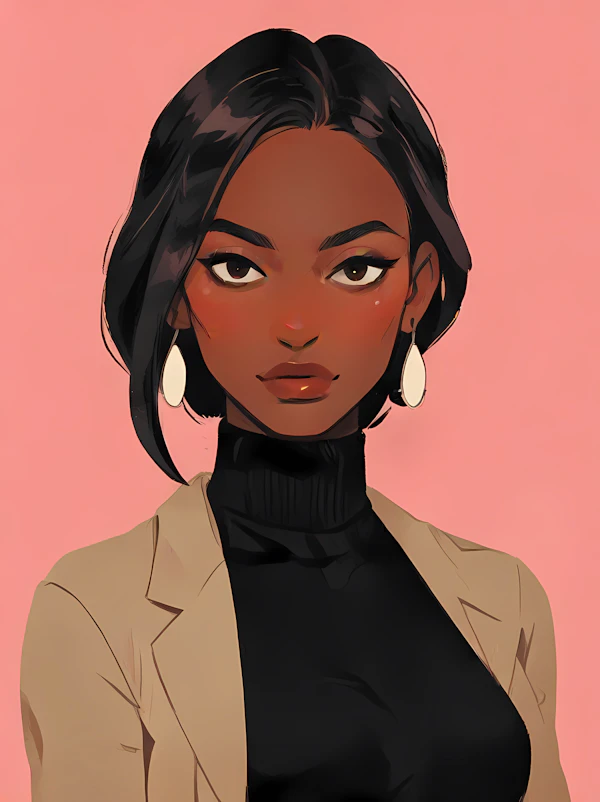 Stylized Woman Illustration