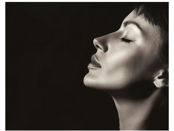 Serene Profile Portrait