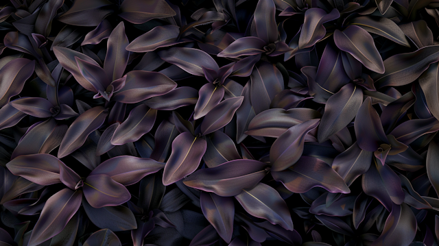 Dark Glossy Leaves