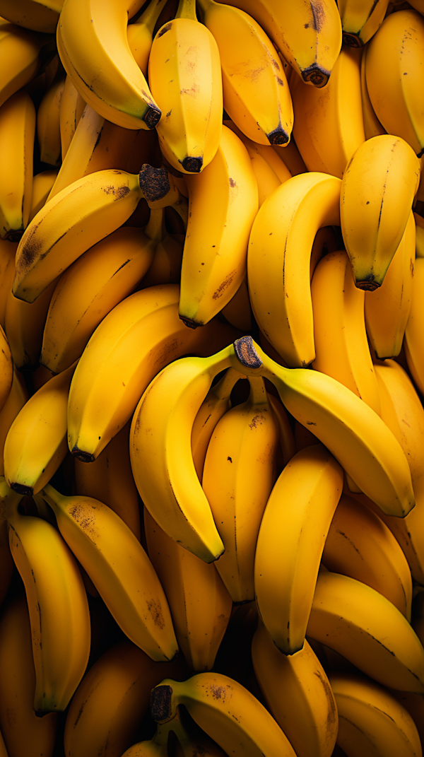 Abundant Harvest: A Tapestry of Ripe Bananas