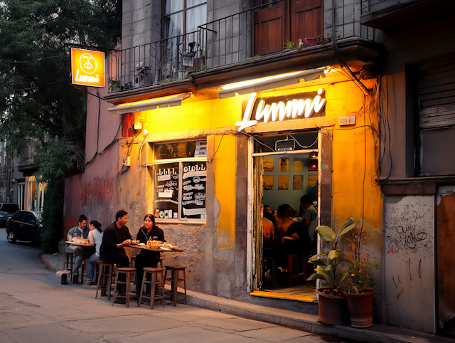 Cozy Corner Restaurant Lummi at Night