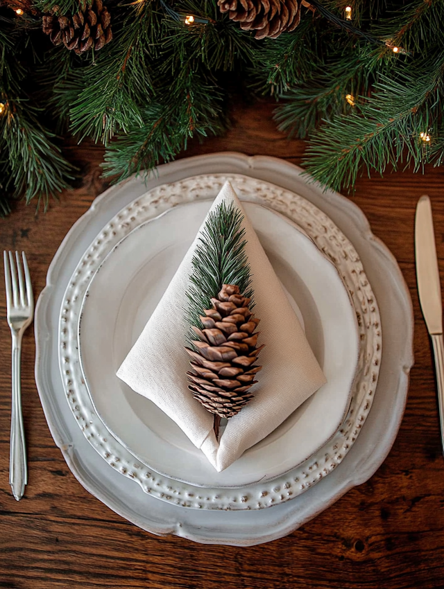 Rustic Festive Table Setting