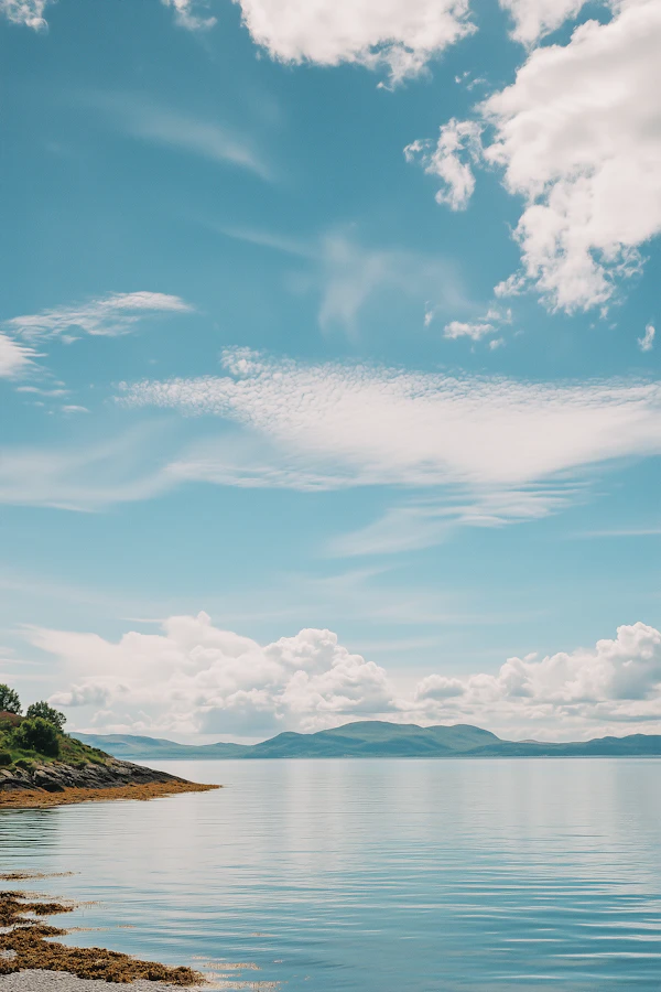 Serene Coastal Landscape