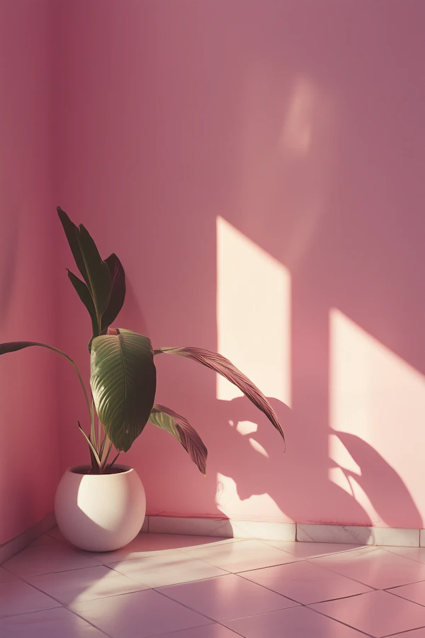 Minimalist Plant Corner