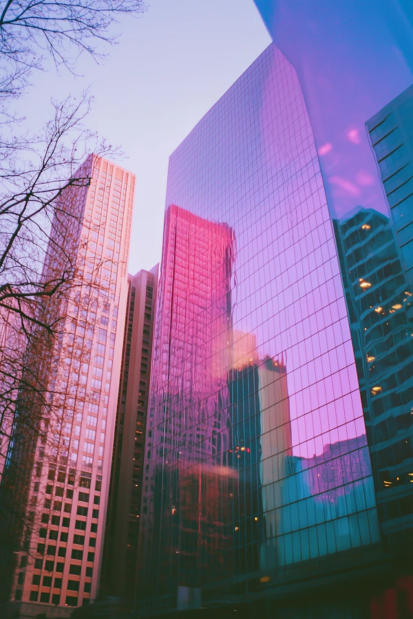 Urban Skyscraper Reflection