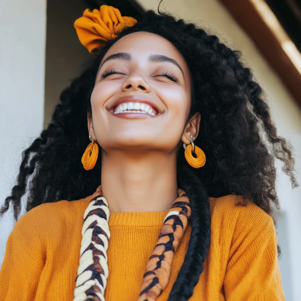 Radiant Black Woman